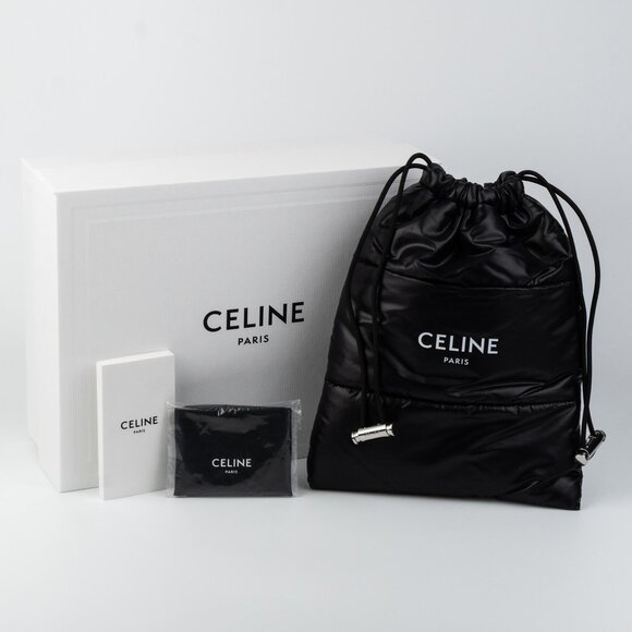 Celine CL40302U SKI MASK Women 01C Shiny Black Smoke Mirror NEW AUTHENTIC - Picture 12 of 12